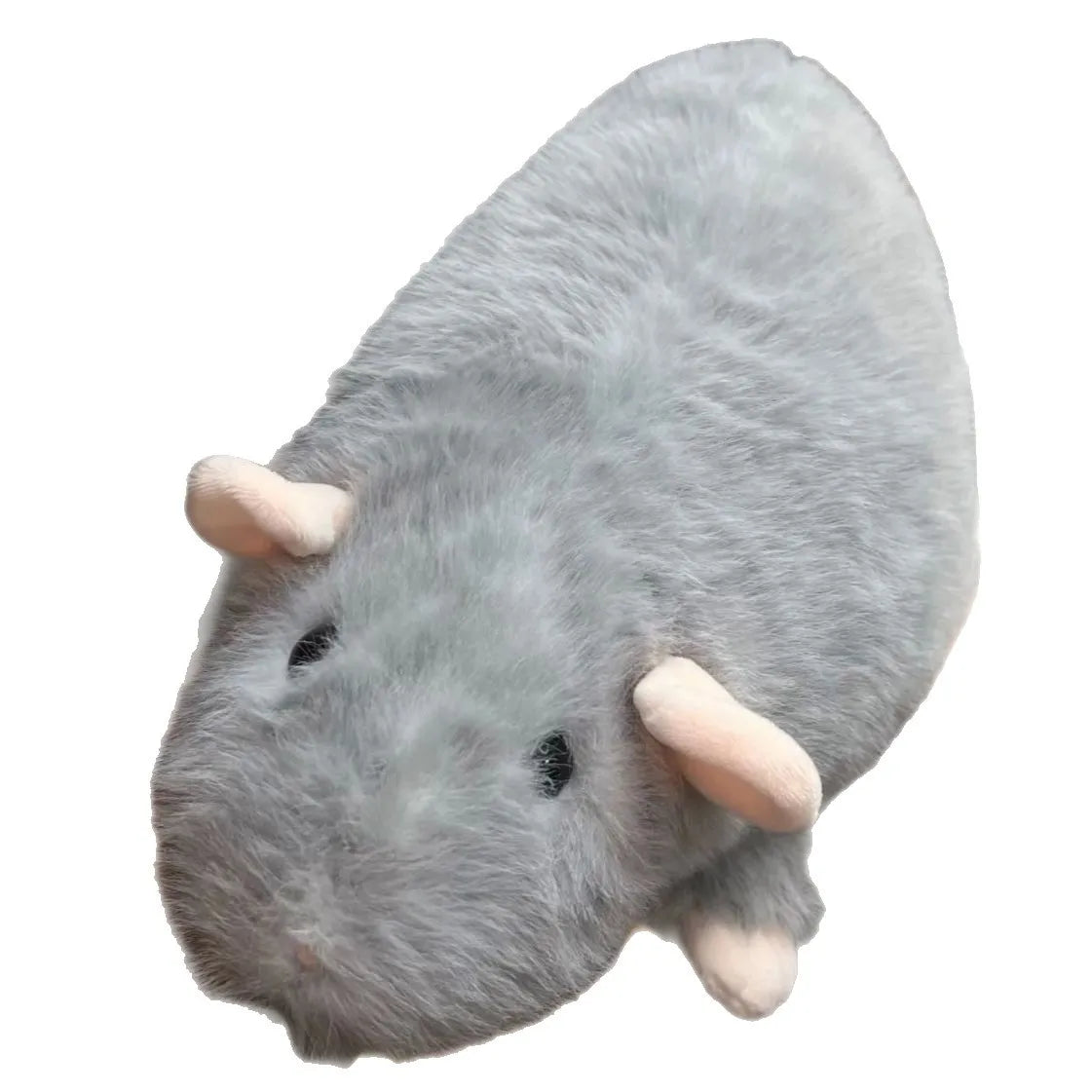 Plush Rat Toy Gray Soft Pillow Plushie For Kids And Adults Decorative Cushion